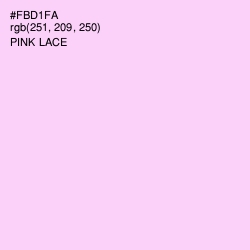 #FBD1FA - Pink Lace Color Image